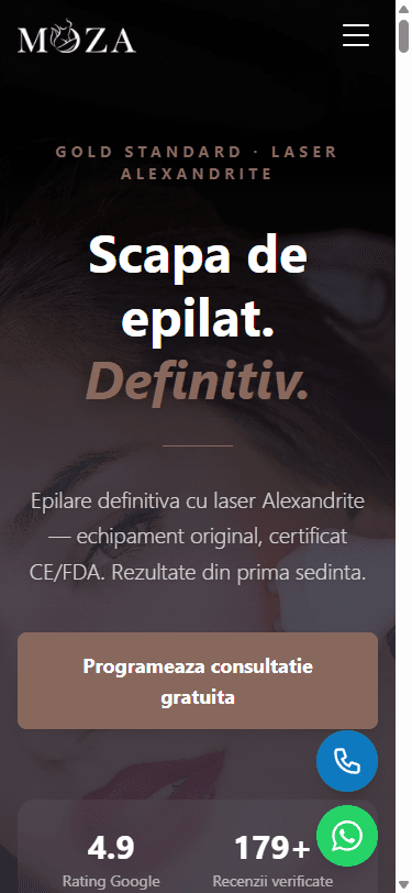 Moza Skin — Epilare Laser Cluj - Mobile